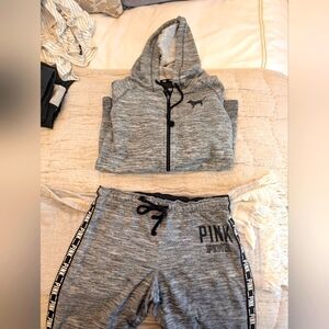 PINK Victoria's Secret Gray Sweatshirt